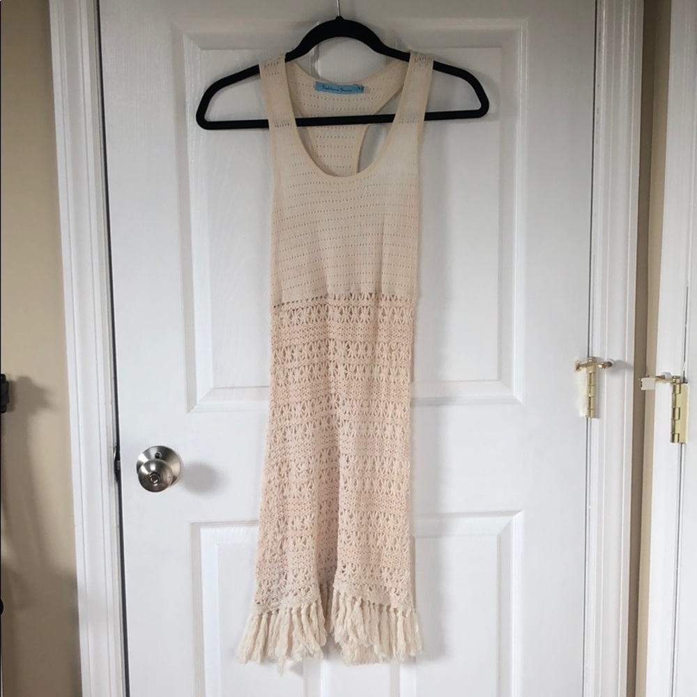 Solitaire swim beach coverup